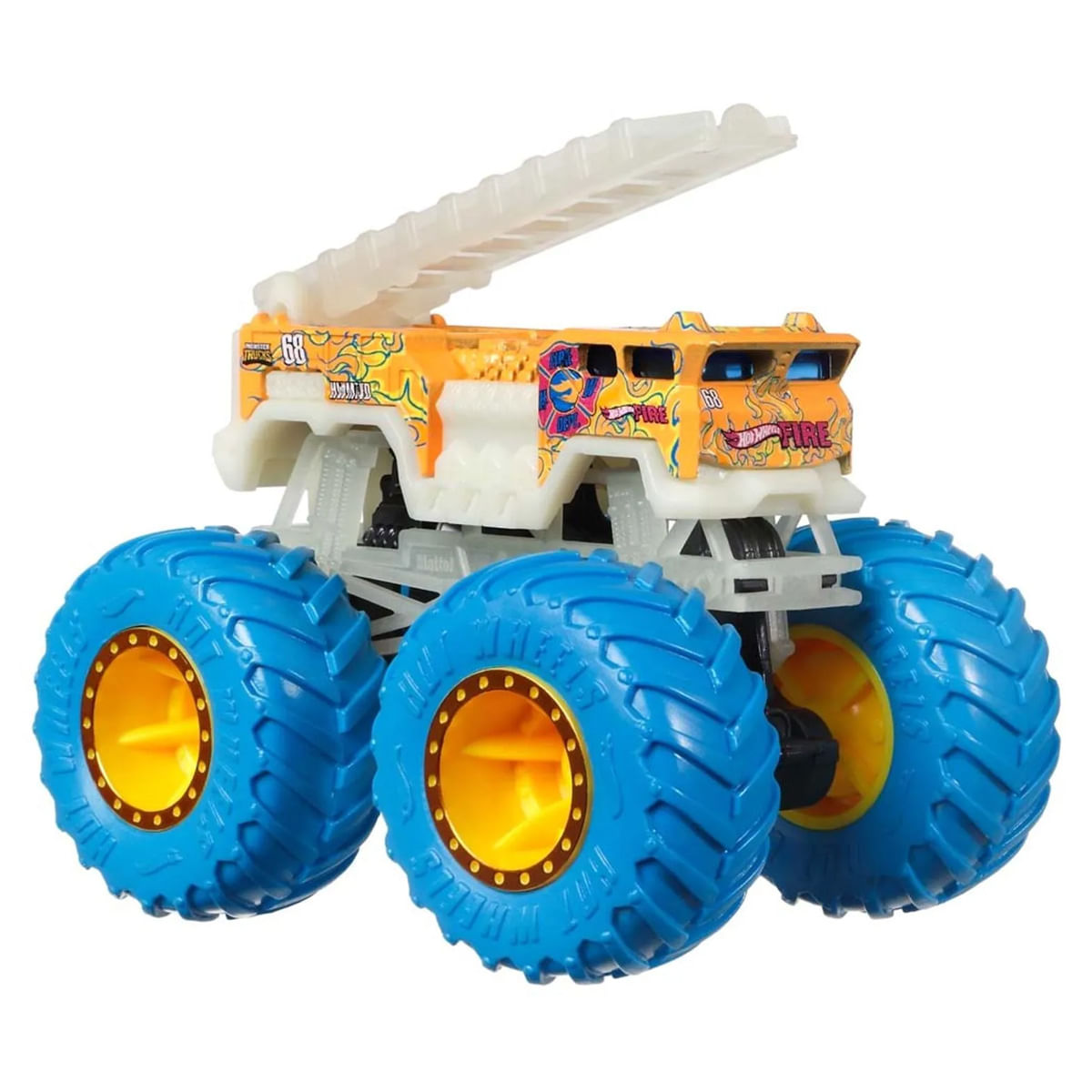 Hot Wheels Monster Trucks Glow Surtido 1