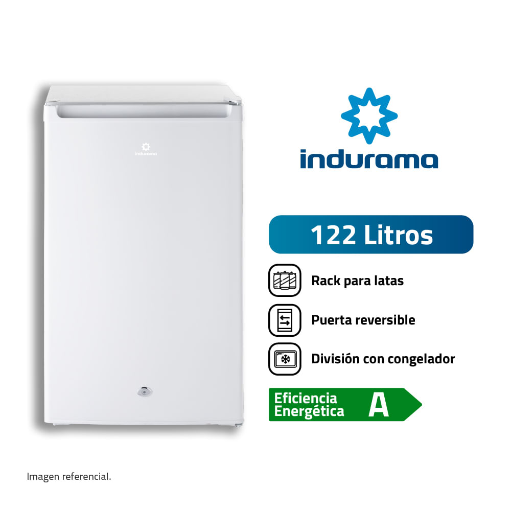 Indurama Frigobar Ri-159bl Blanco De 122 Litros