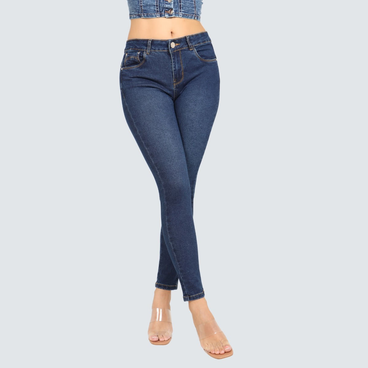 Jean Skinny Mujer Parada 111 Luz79