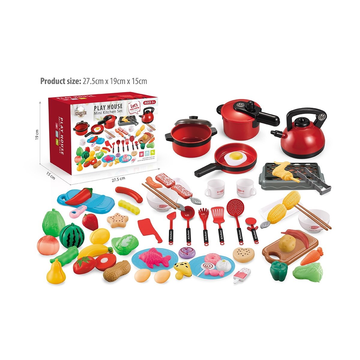 Wonder Set De Comida Con Accesorios De Cocina