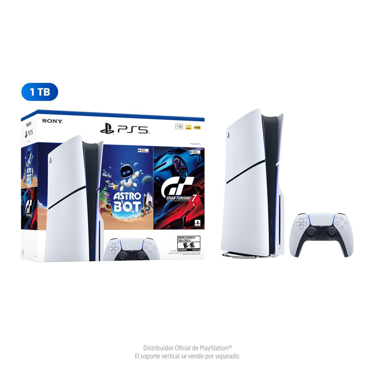 Sony Consola PS5 Standard Incluye GT7 y Astro Bot (CFI-2115A