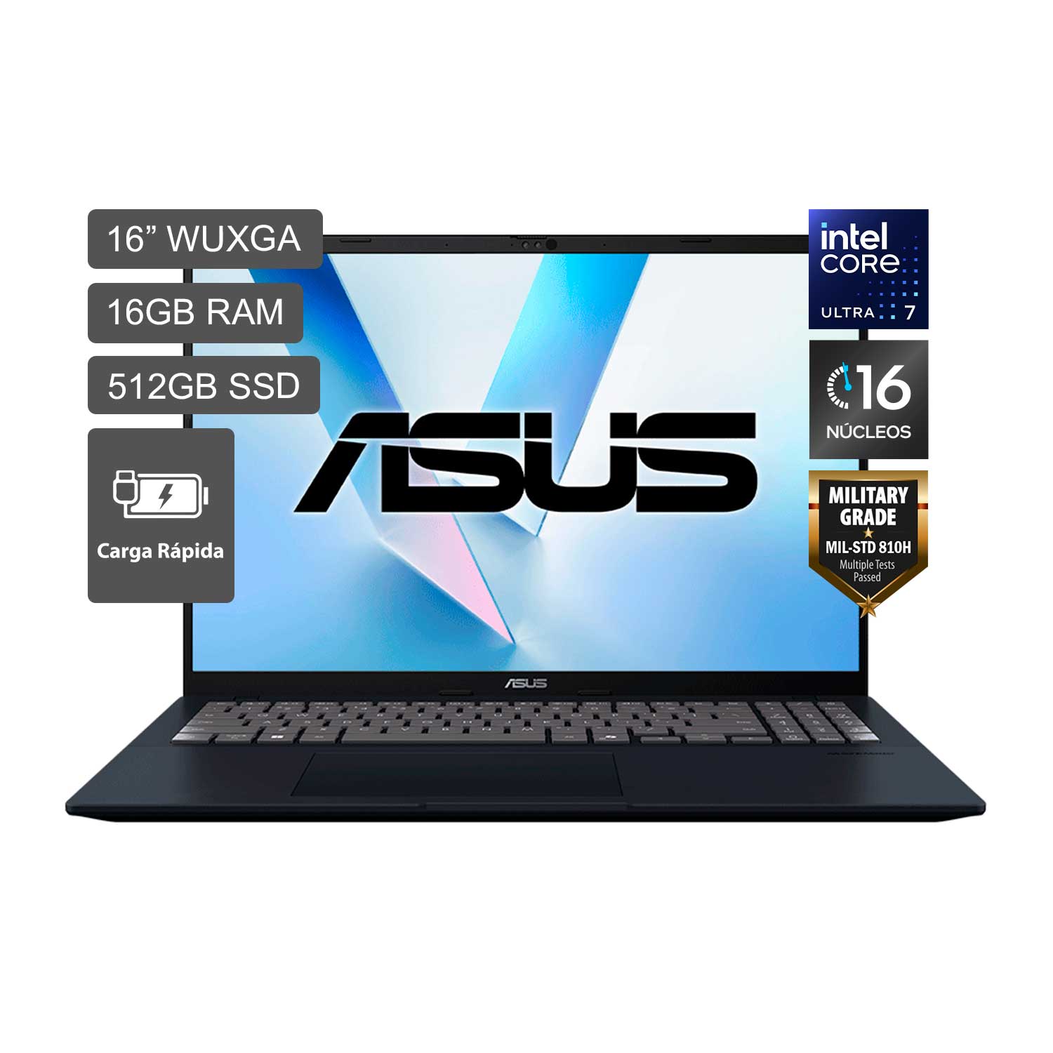 ASUS Vivobook 16 Intel Ultra 7 255H X1607CA-MB056W