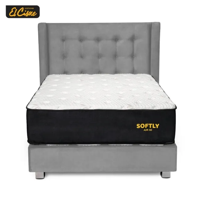 Cisne Dormitorio Hipnos New Soflty Air 30 Gris 2.0 Plz (Cabe