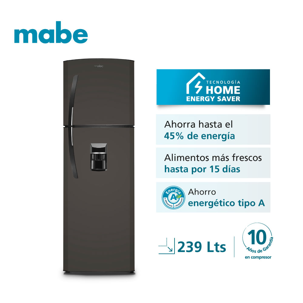 Mabe Refrigeradora 250lt Rma255fypg