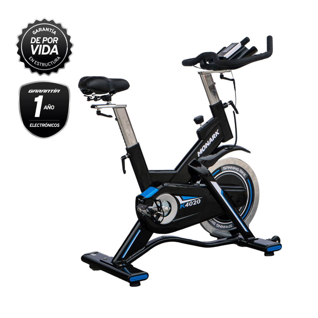 Bicicleta Spinning Monark K4020 Negro/Azul