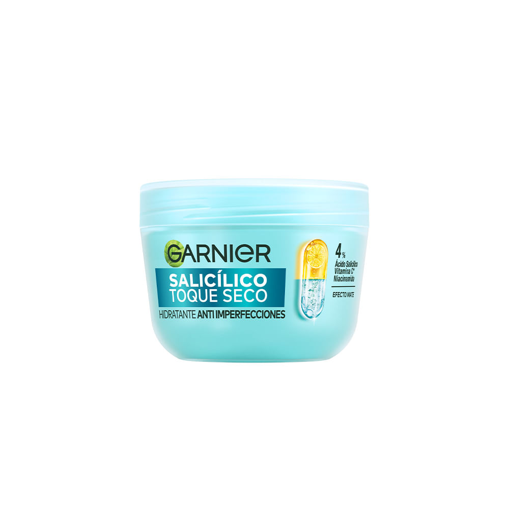 Crema Hidratante Garnier Toque Seco Ácido Salicíli