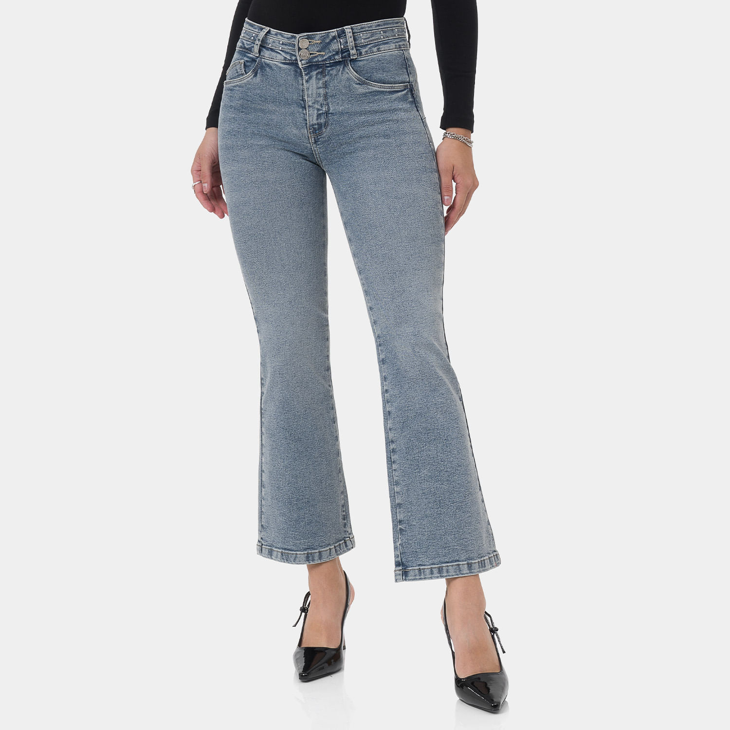 Fits Me  Jean Stch Scd/boot Cut Ivanya