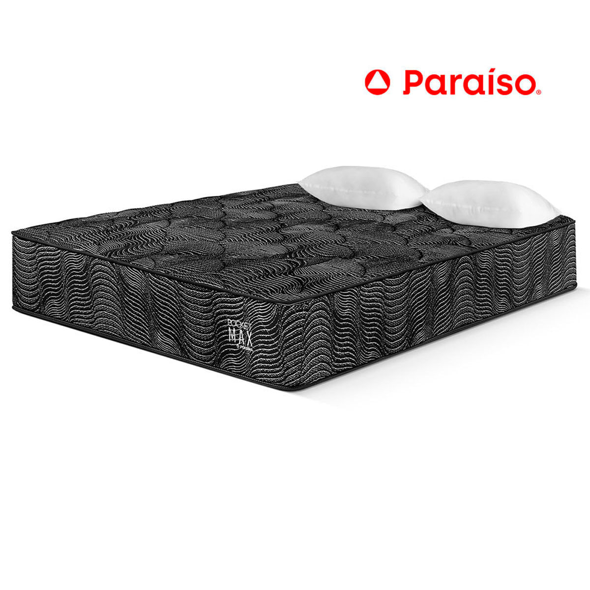 Paraíso Colchon Pocket Max Black 2 Plazas