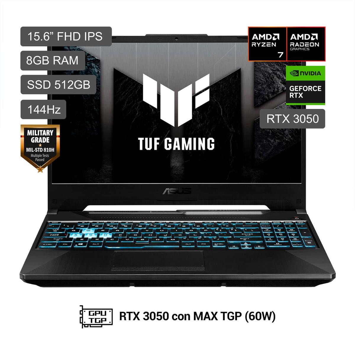 Asus TUF Gaming A15 FA506NCQ-HN012W Amd Ryzen 7 170