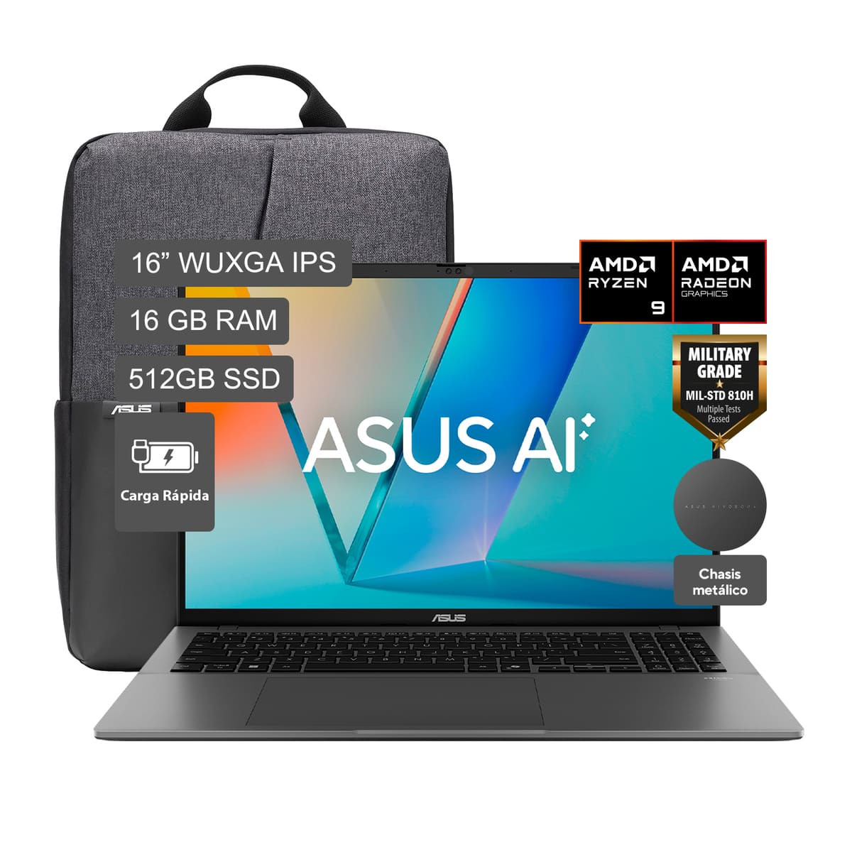 Asus Laptop Vivobook S16 M3607HA-RP275W AMD Ryzen 9 270