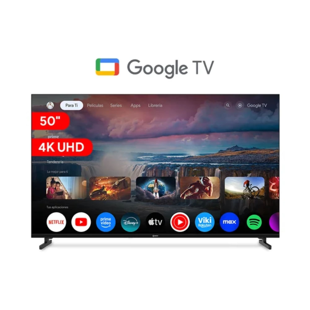 Televisor Miray Google TV LED 4K UHD 50" MK50-E2000GBT