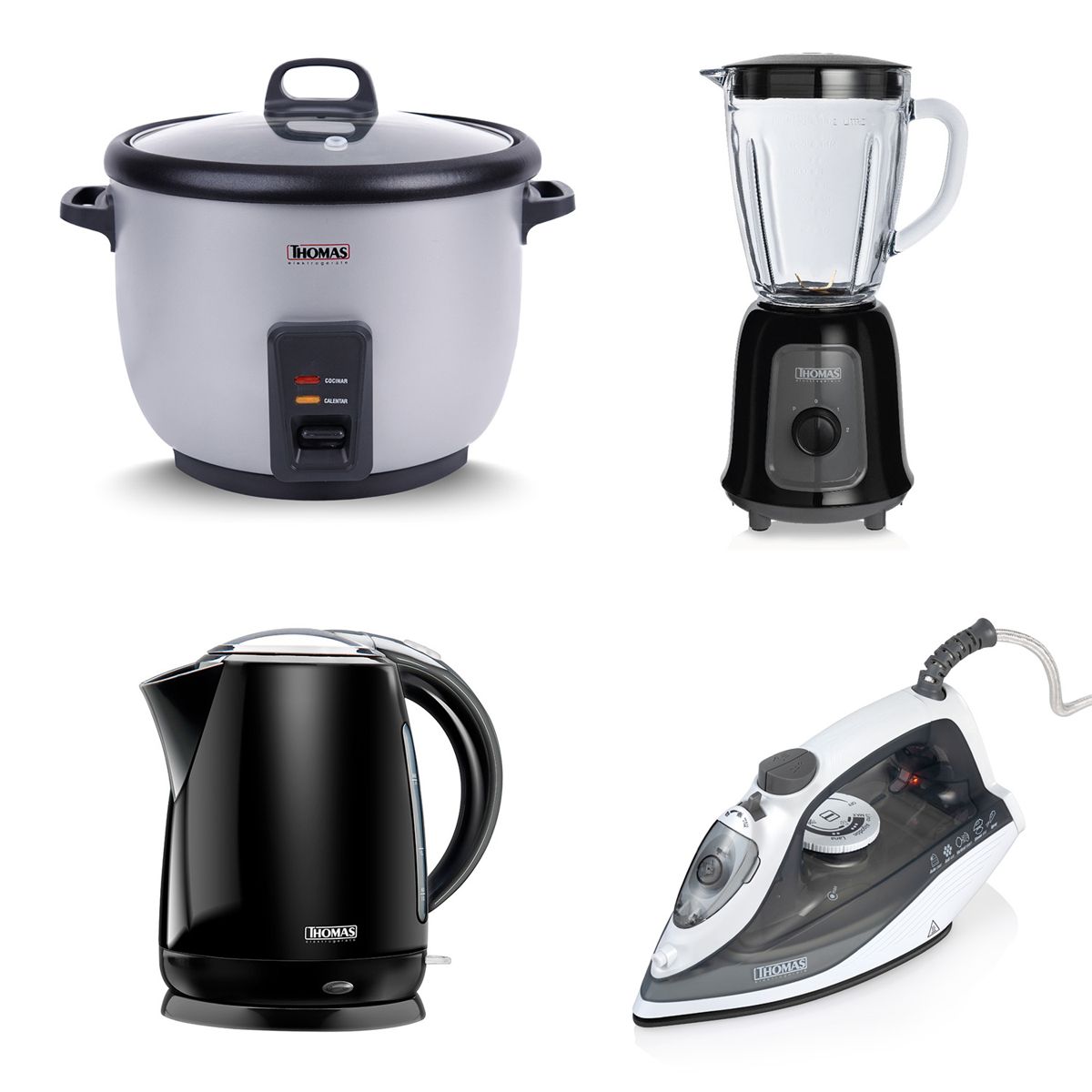 Licuadora TH-330V + Olla Arrocera 36P + Hervidor TH-4330 + P