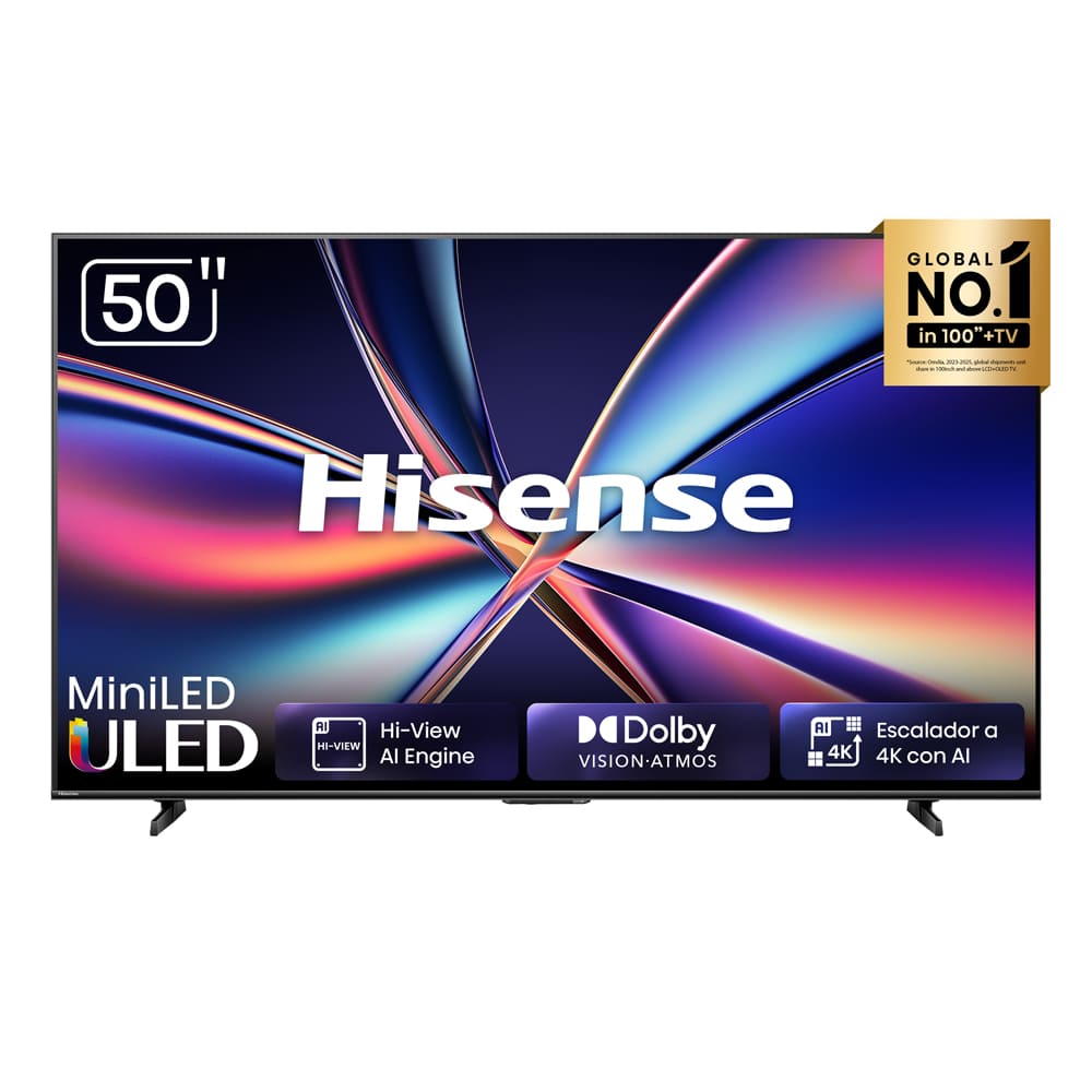 HISENSE TV SMART 50P 50U6QV ULED MINILED UHD 4K
